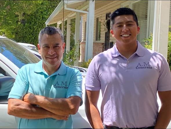 The father-and-son team behind A.M. Concrete in Sacramento